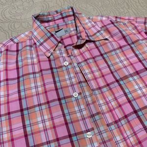 Men's Sun River button down, short sleeve, medium